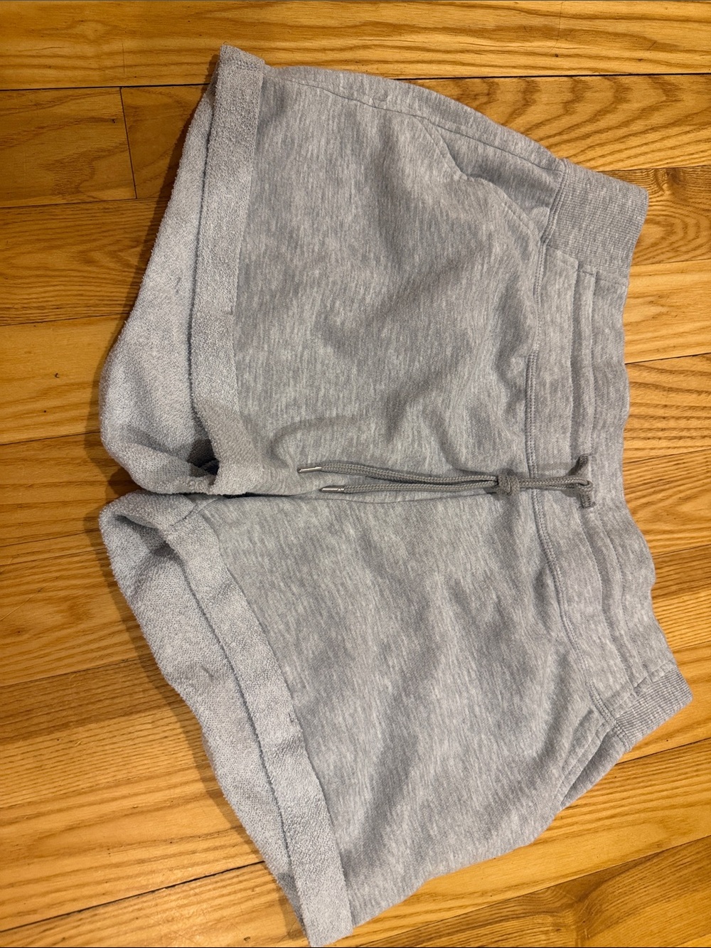 Gray Women's Knit Lounge Shorts